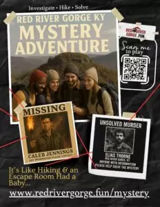 mystery adventure at the Red River Gorge KY