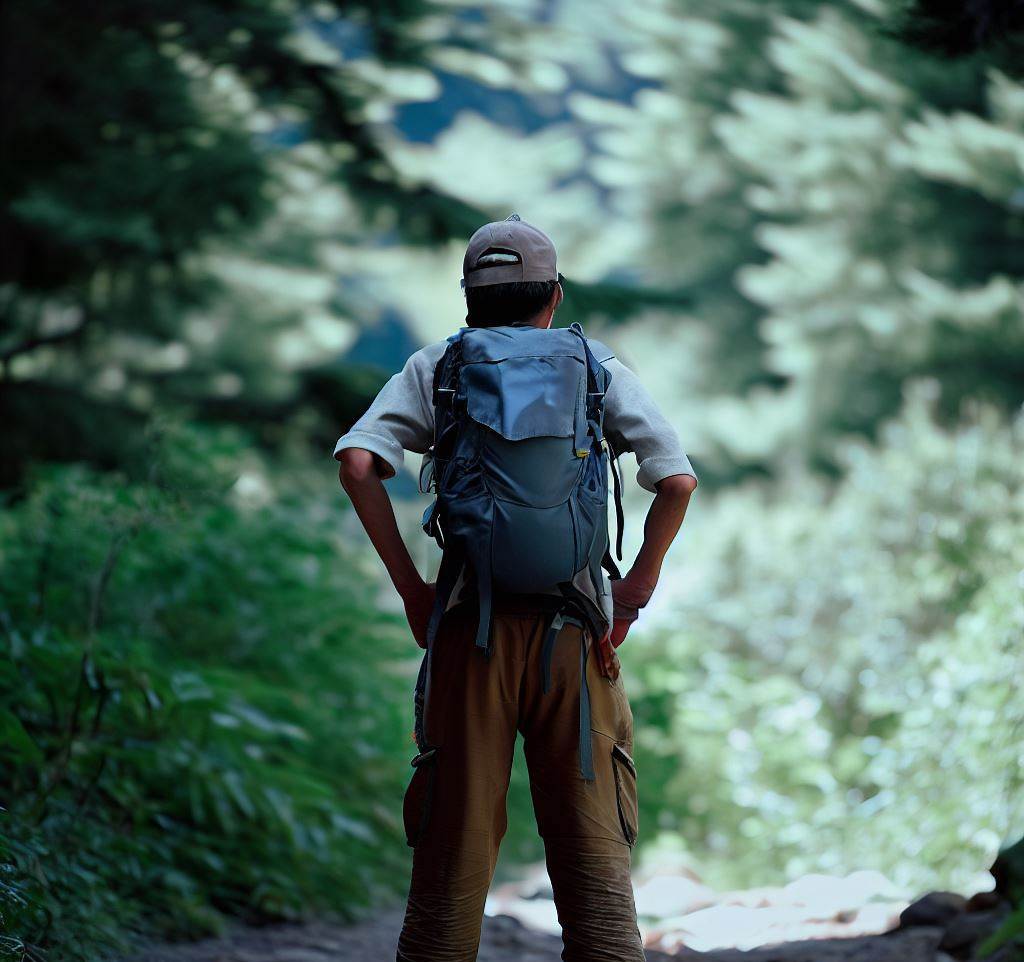 bathroom red river gorge Hiker with backpack on a trail in the Red River Gorge, KY. Adventure in Kentucky.