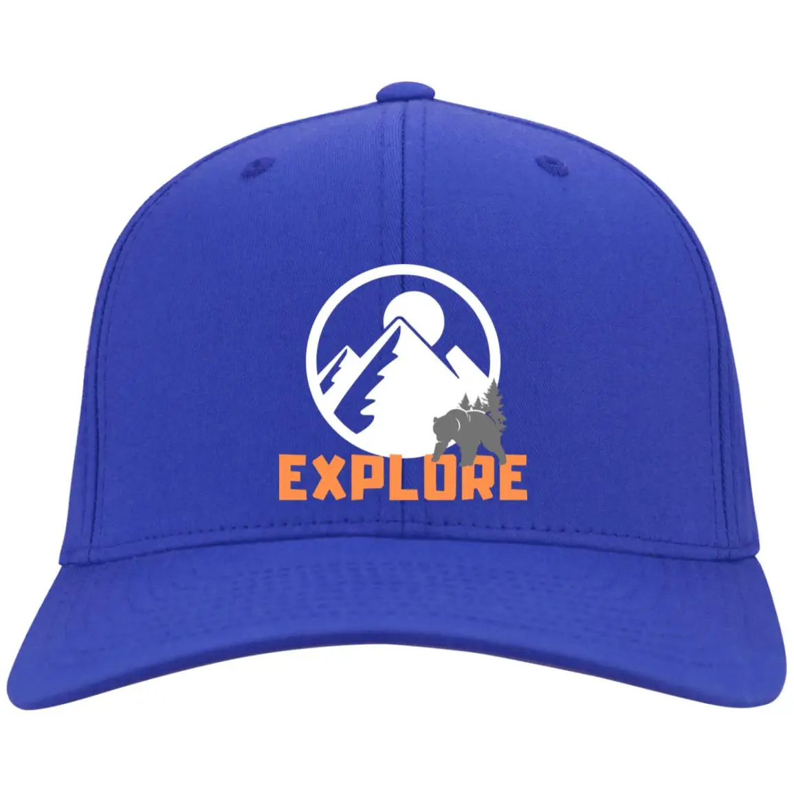 Explore Embroidered Flex Fit Twill Baseball Cap - Image 4