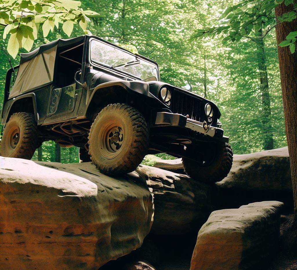 jeep red river gorge Jeep off-roading on rock formations in the Red River Gorge, KY. Adventurous trails!
