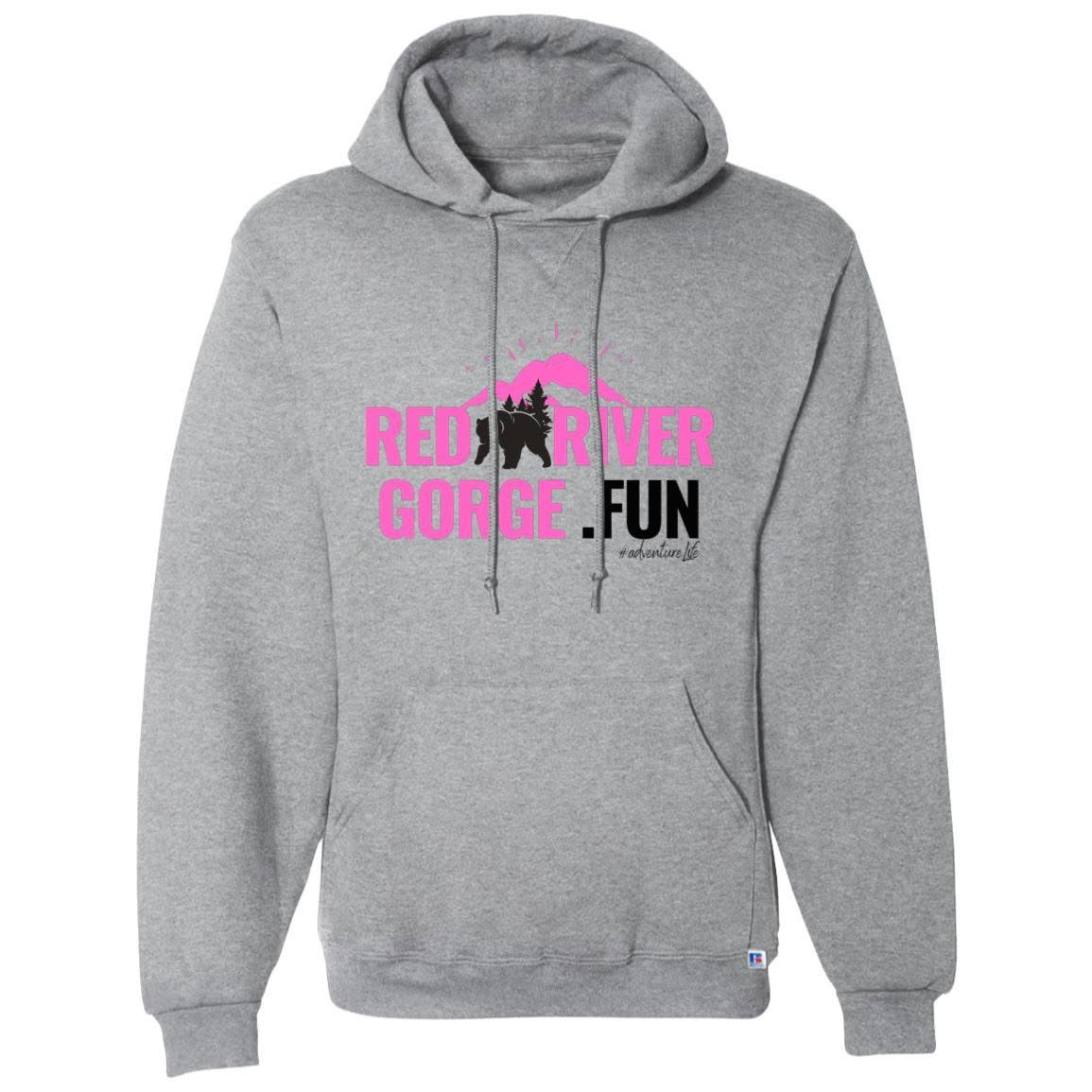 Dri-Power Fleece Pullover Hoodie 1 Red River Gorge Fun hoodie with bear and trees graphic. #adventurelife